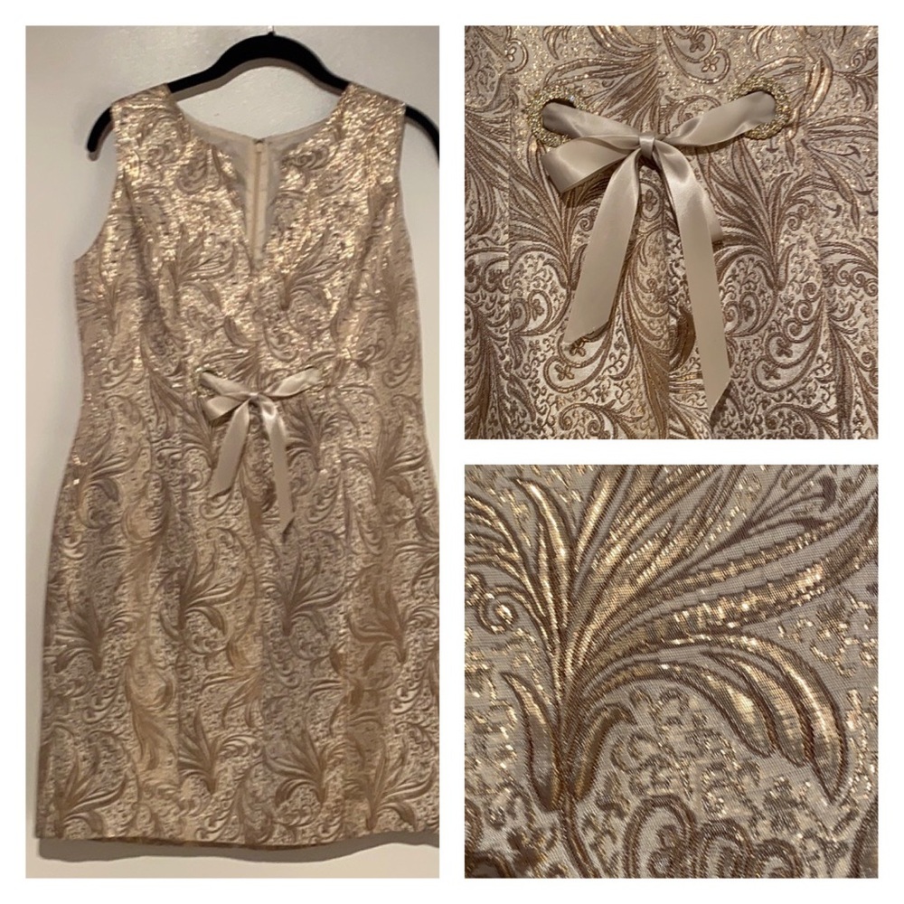 🍒 Gold Holiday Dress!!!